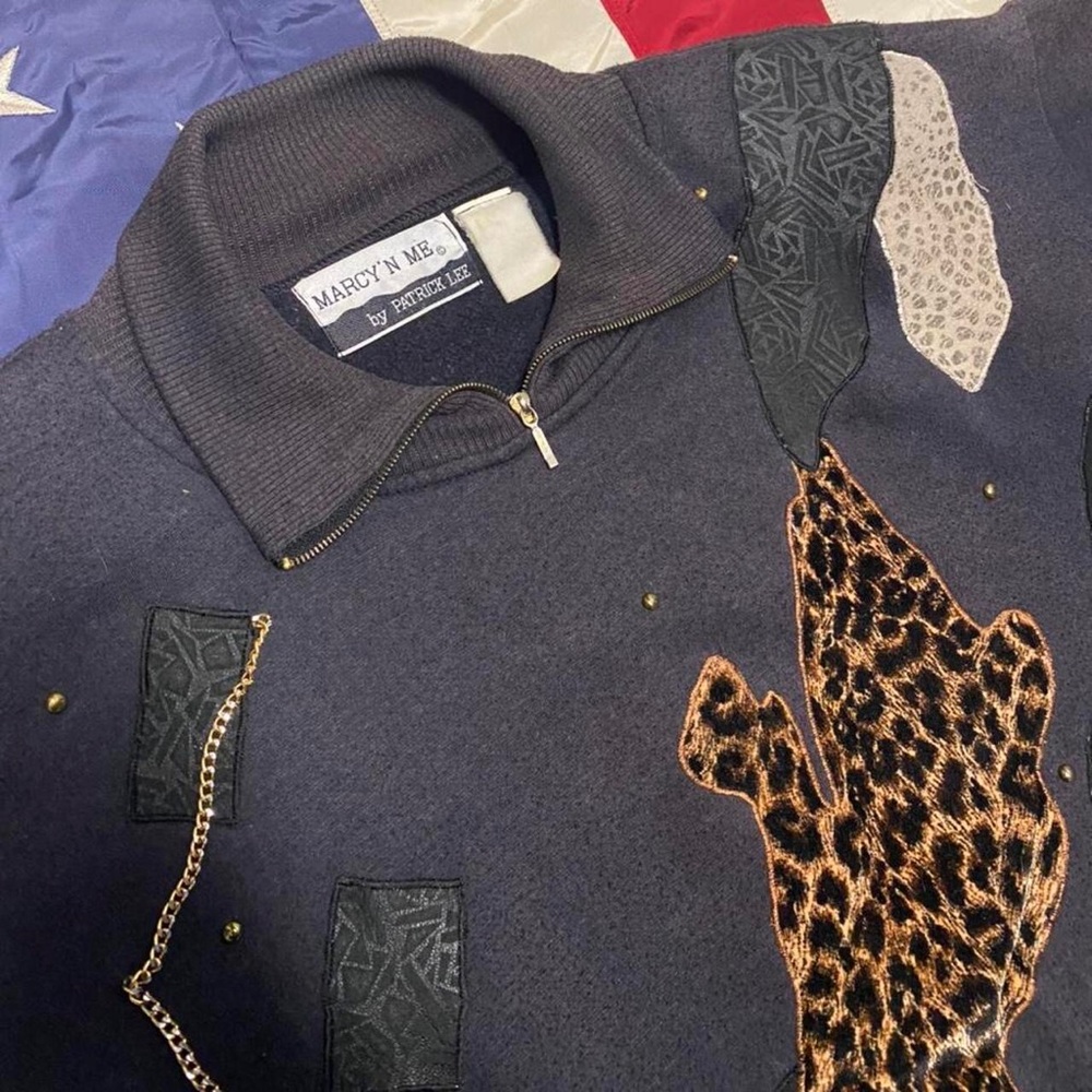 Vintage Marcy N Me Leopard Sweater - Picture 3 of 4